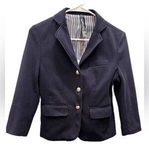 Children's Classic Navy Blazer with Gold Accents